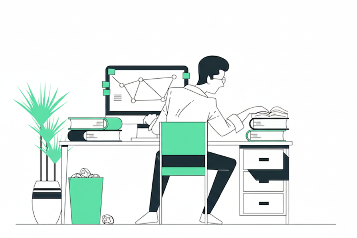 Ilustrasi Mahasiswa